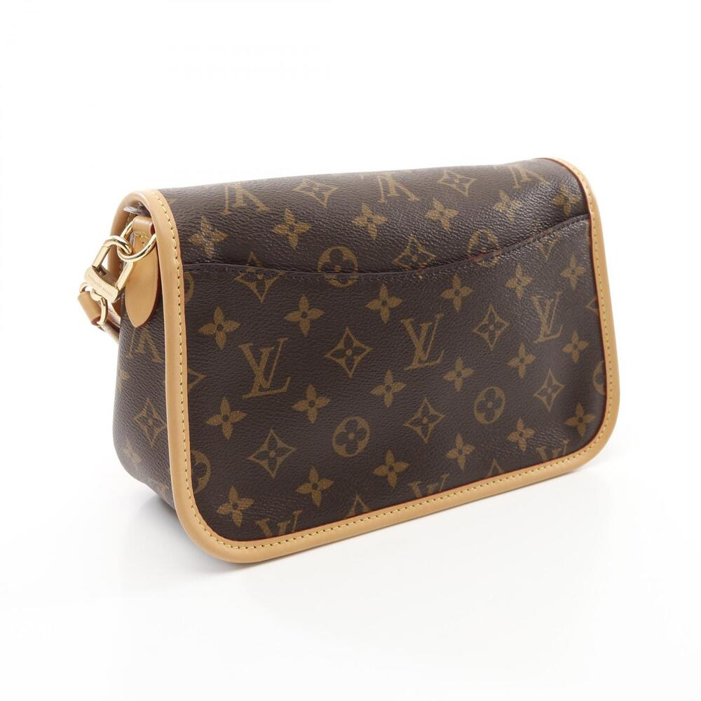 Louis Vuitton Brown Diane Shoulder Canvas Bag Monogram NM Leather